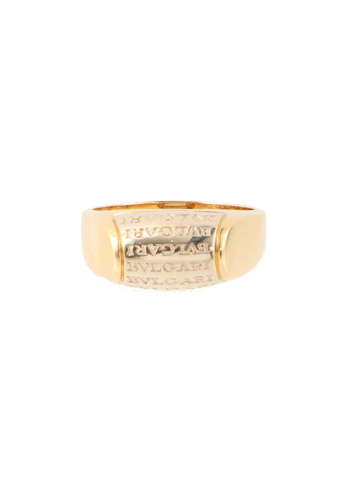 BVLGARI GOLDxシルバーリング 専用ボックス付き BVLGARI 18Kトロンケットリング ゴールド／シルバー｜VINTAGE